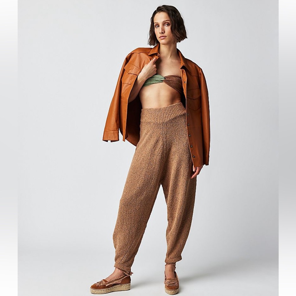 Free people chicly knit pants